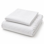 Essential Cotton Fitted Sheet — White