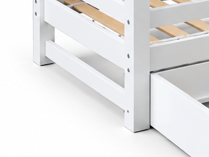 KIDDIEBUNK 63 Bunk Bed + Trundle