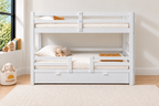 KIDDIEBUNK 63 Bunk Bed + Trundle