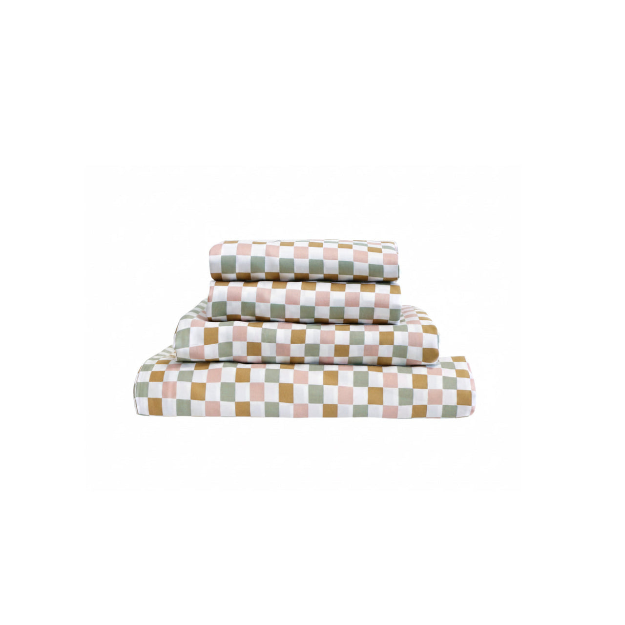 Colorful Checker 3-pc Set