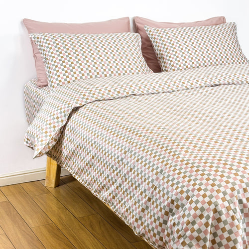 Colorful Checker 3-pc Set
