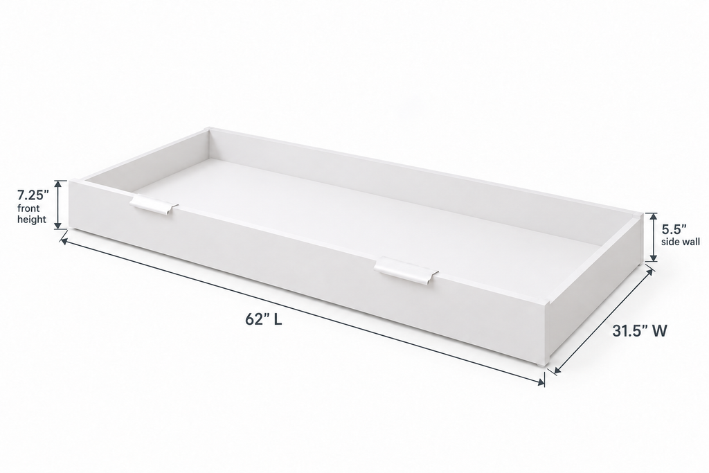 KIDDIEBUNK63" Pull-Out Trundle